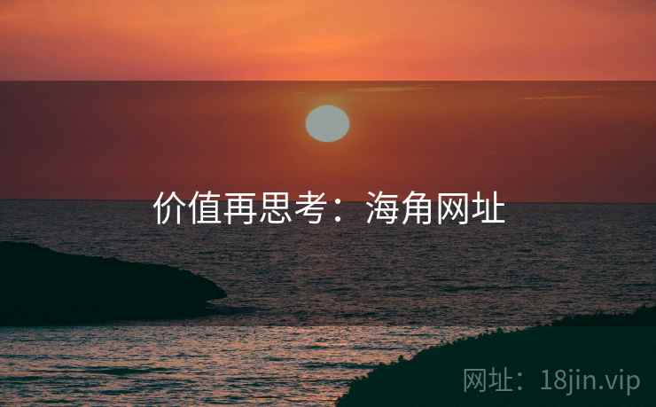 价值再思考：海角网址